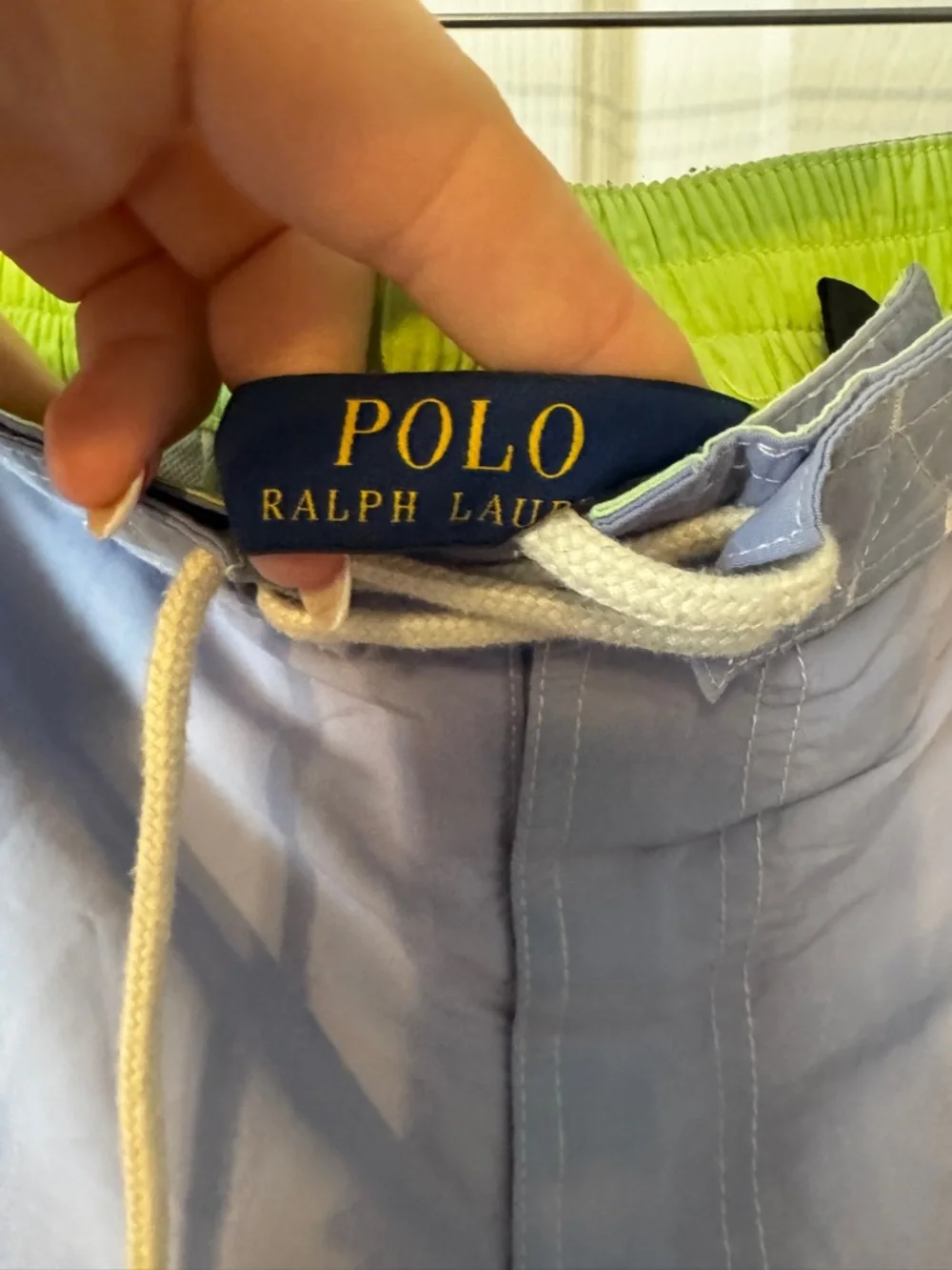 Polo Ralph Lauren Purple & Lime Green Swim Trunks Men's Size XL